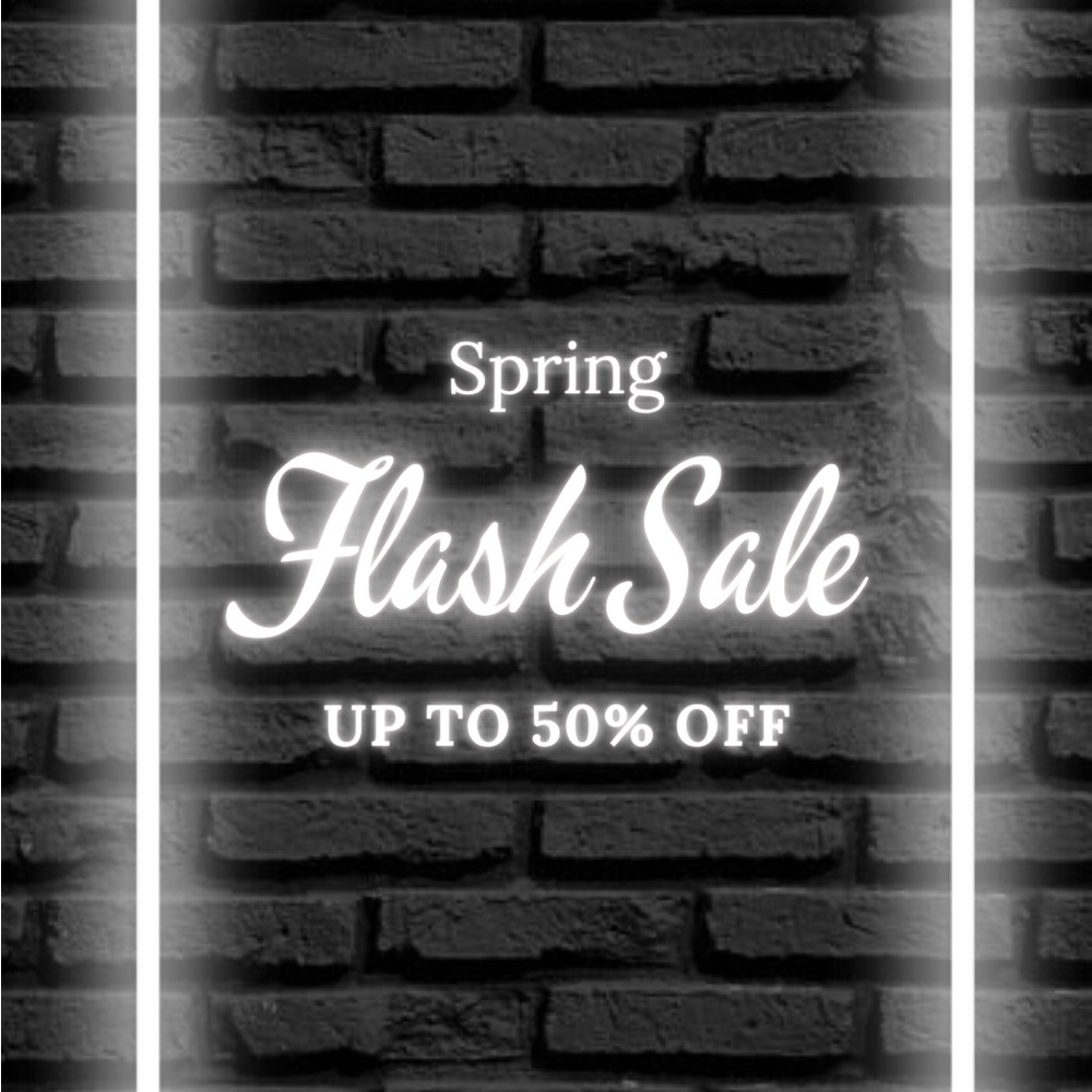 Spring Flash Sale Poster